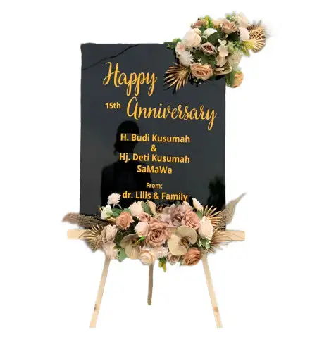 Papan Bunga Akrilik Degan