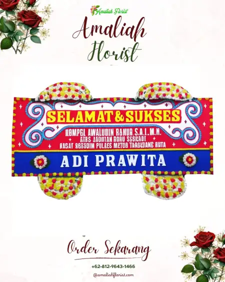 Papan Bunga Ucapan Selamat Degan